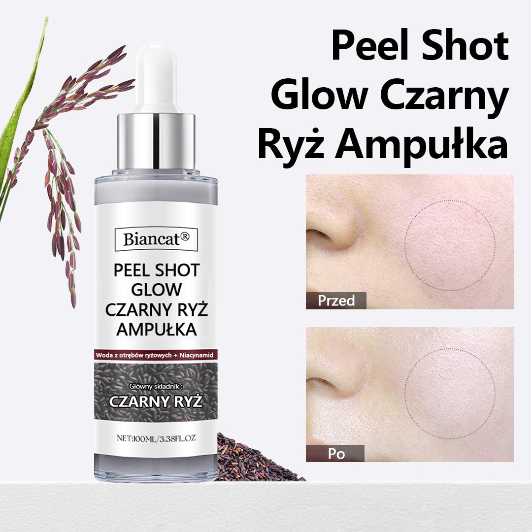 Ampułka Biancat® Peel Shot Glow Black Rice🌿🌿