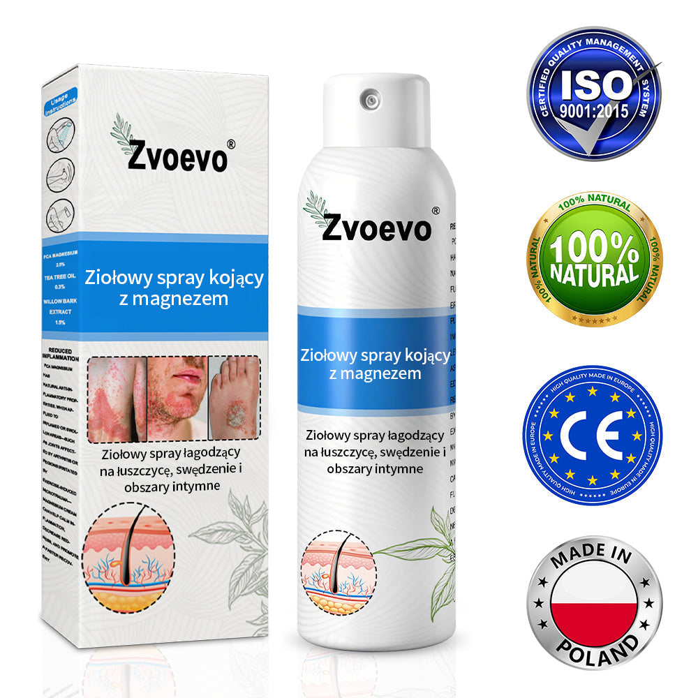Oficjalny sklep✅: Zvoevo®Magnezowy spray ziołowy na łuszczycę⚕️Certyfikowany przez URPL (ulga w łuszczycy i egzemie, poprawa stanu bakteryjnych infekcji narządów płciowych oraz leczenie trądziku i przebarwień)✨✨✨✨
