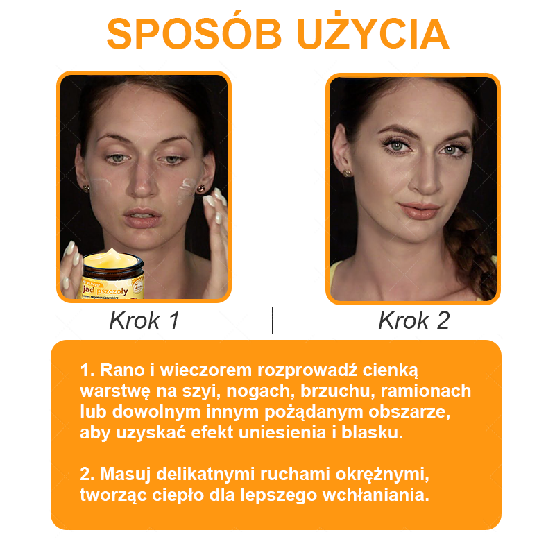 🔥🔥🔥🔥VLSVLS® Krem z jadem pszczelim do regeneracji skóry (👨⚕ odpowiedni dla wszystkich grup wiekowych, polecany przez AAD)