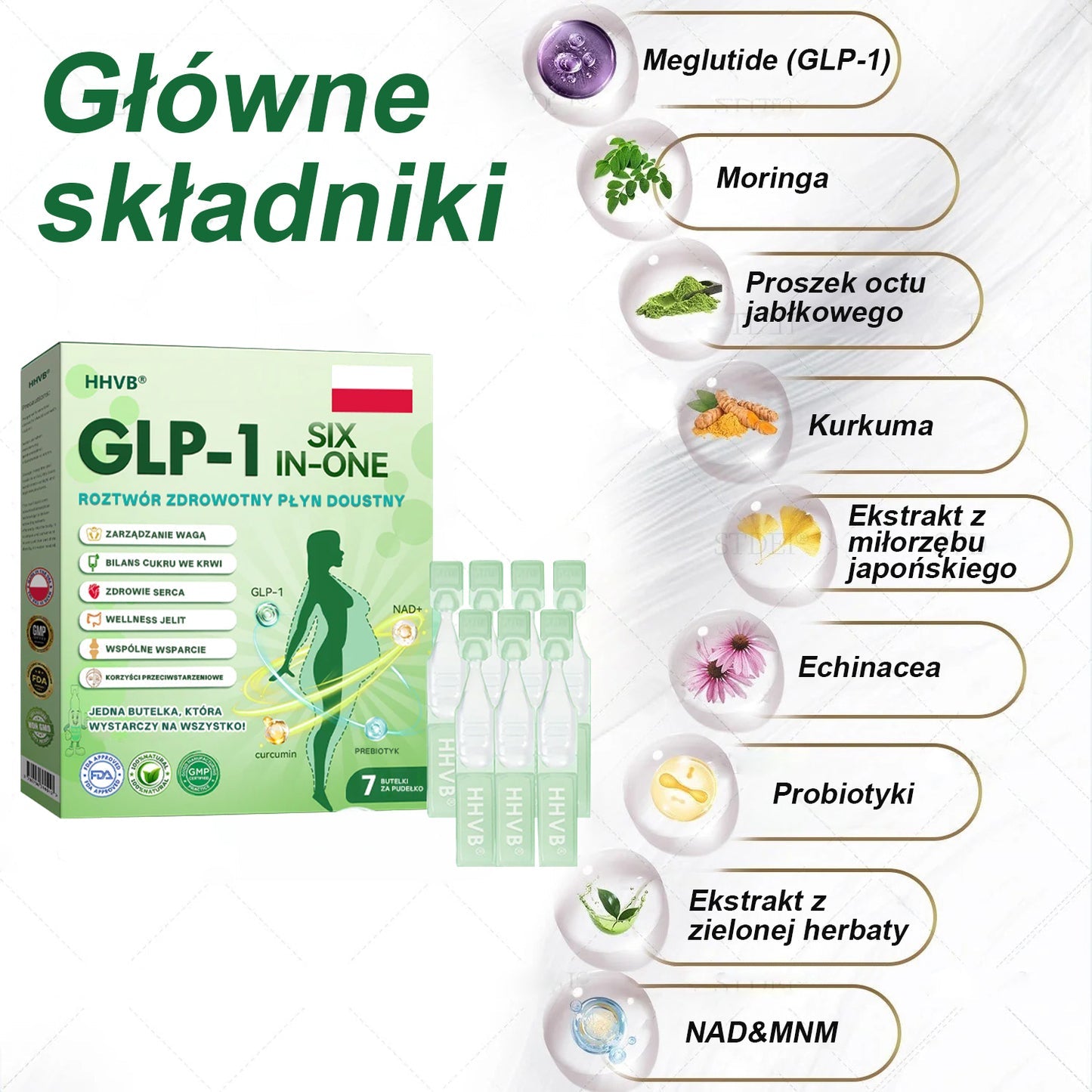 Zalecane przez Centrum Zdrowia w Polsce | Oficjalny sklep 👨⚕️👨⚕️HHVB® GLP-1 doustny roztwór na odchudzanie 💥 Otyłość, choroby układu krążenia, cukrzyca, bezdech senny, problemy ze stawami i inne