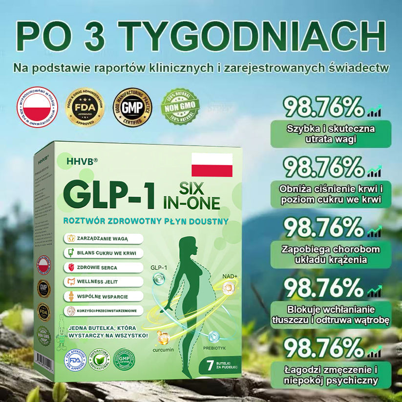Zalecane przez Centrum Zdrowia w Polsce | Oficjalny sklep 👨⚕️👨⚕️HHVB® GLP-1 doustny roztwór na odchudzanie 💥 Otyłość, choroby układu krążenia, cukrzyca, bezdech senny, problemy ze stawami i inne