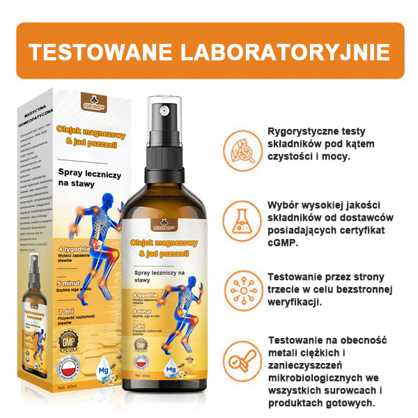 ✅Oficjalny sklep: Ouryard™ Olej magnezowy i miód w sprayu do naprawy stawów👨⚕️Zatwierdzony przez Polską Agencję Leków, Wyrobów Medycznych i Produktów Biologicznych (URPL)🔥🔥