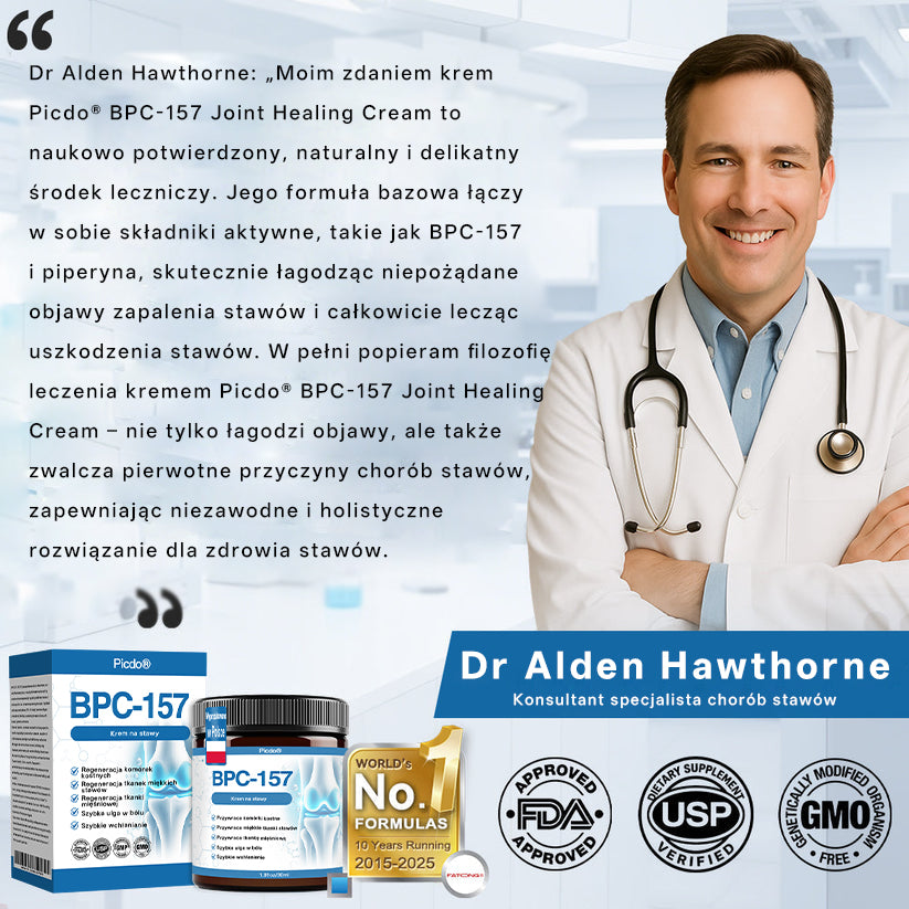 ⭐𝖯𝗂𝖼𝗱𝗈® BPC-157 Krem regenerujący stawy 🦴 Skutecznie łagodzi artretyzm, neuropatię, reumatyzm, kontuzje sportowe i wiele więcej 👍👍