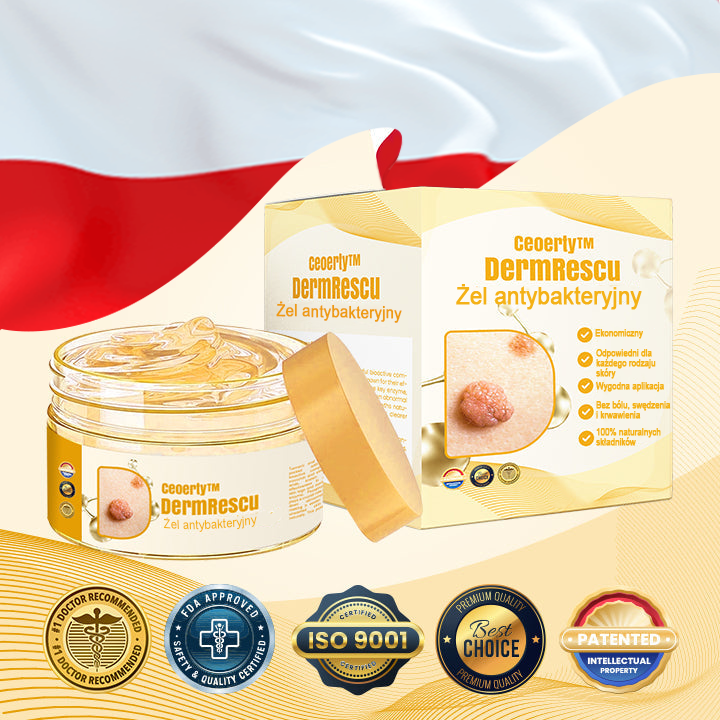 Ceoerty™ Żel antybakteryjny do naprawy skóry - zatwierdzony przez URPL 👨⚕️