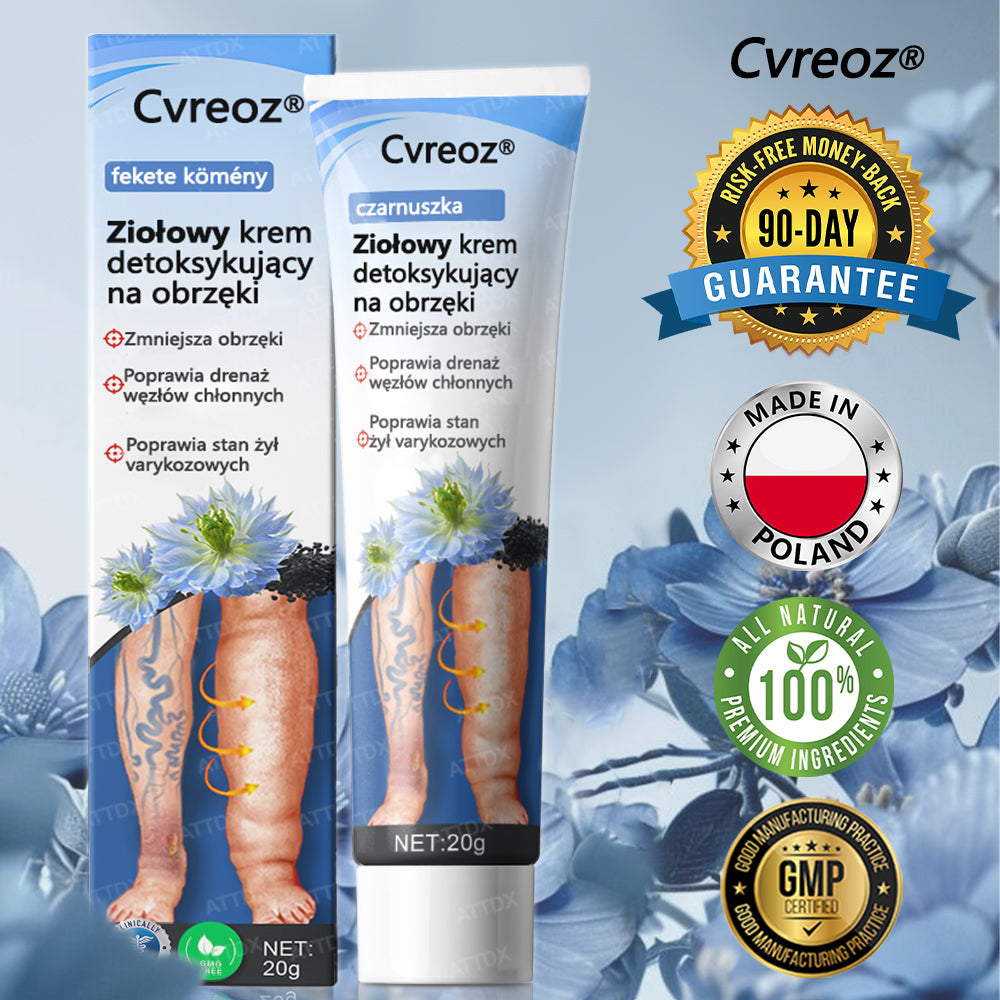 Detoksykujący krem ziołowy z czarnym kminkiem Cvreoz®⭐