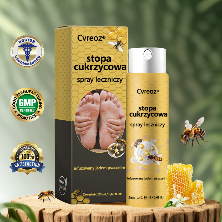 ✅✅Timilk® rozpylać leczniczy do stóp cukrzycowych - z jadem pszczelim