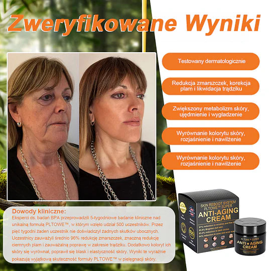 👑 PLTOWE™ Super krem przeciwstarzeniowy🔥 Ostatni dzień ograniczonej czasowo zniżki (dla osób w każdym wieku)