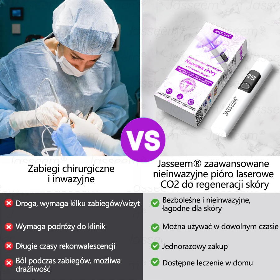 🔥🔥🔥𝐉𝐚𝐬𝐬𝐞𝐞𝐦® Zaawansowany nieinwazyjny laser CO₂ do naprawy skóry 🎉 (Delikatnie usuwa brodawki, znamiona, plamy starcze i narośla skórne – bez bólu, bez zamieszania!)