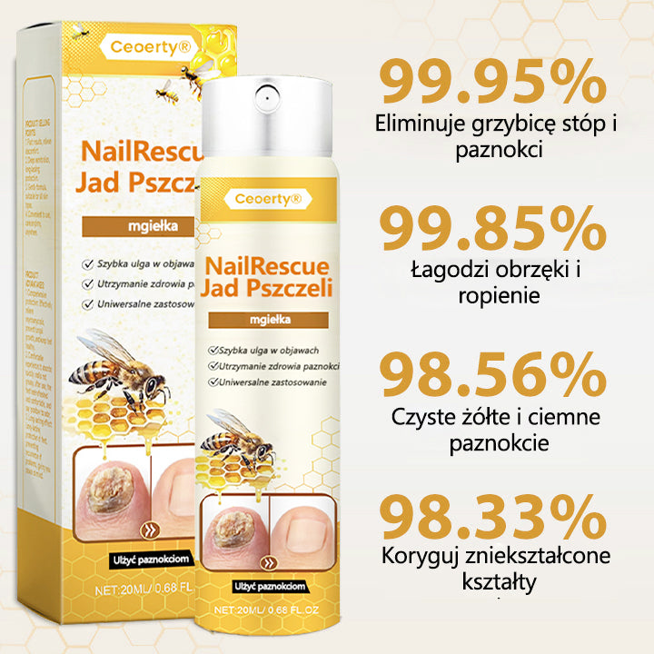 ✅【Oficjalny sklep flagowy】Ceoerty® spray z jadem pszczelim nailrescue
