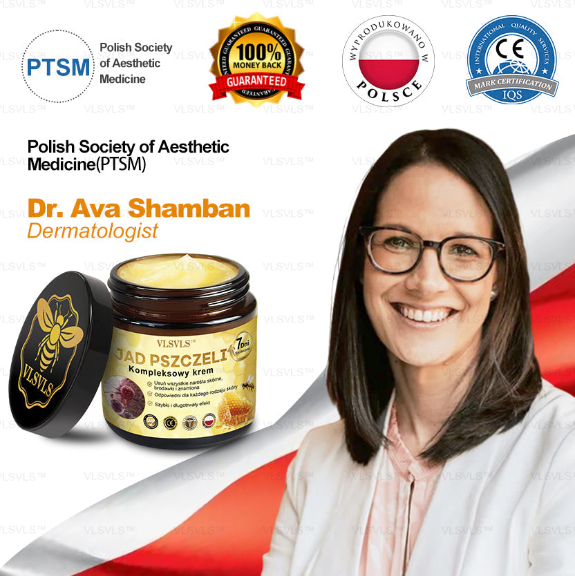 VLSVLS™ Krem Komprehensywny z Jadami Pszczół 🇵🇱 Rekomendowany przez Dermatologów