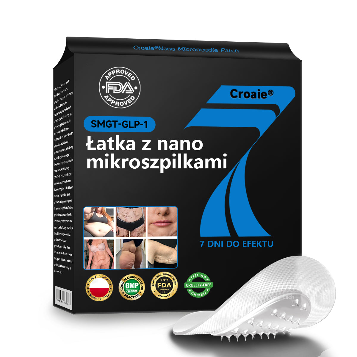 🔥🔥[Zobacz wyniki w ciągu 7 dni 🛡Croaie® SMGT-GLP-1 Nano Microneedle Patch (Bezbolesny, długotrwały, zajmujący się cukrzycą, otyłością i chorobami układu krążenia).