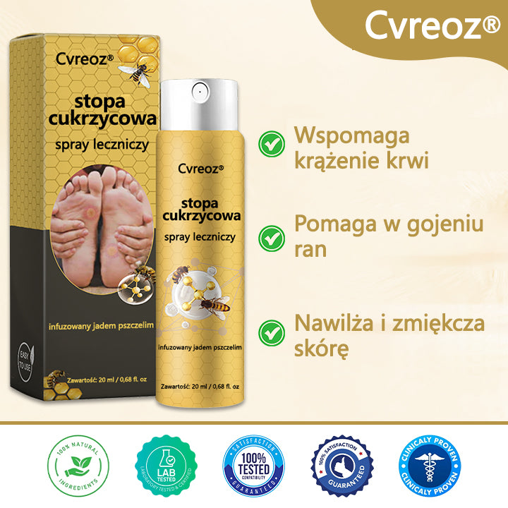 ✅✅Timilk® rozpylać leczniczy do stóp cukrzycowych - z jadem pszczelim