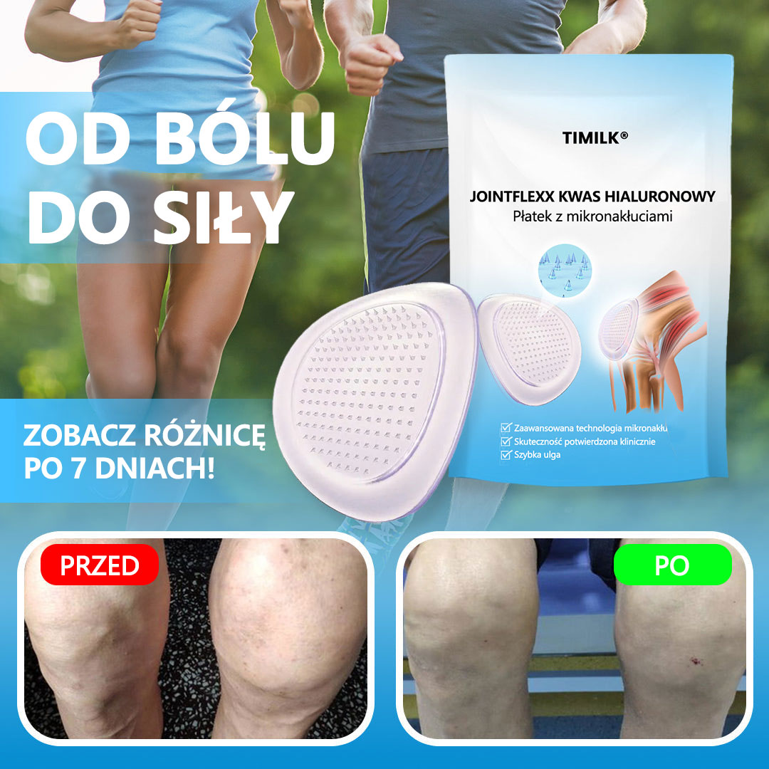 ✅Hialuronowy plaster mikroigłowy Timilk® Elastyczne stawy