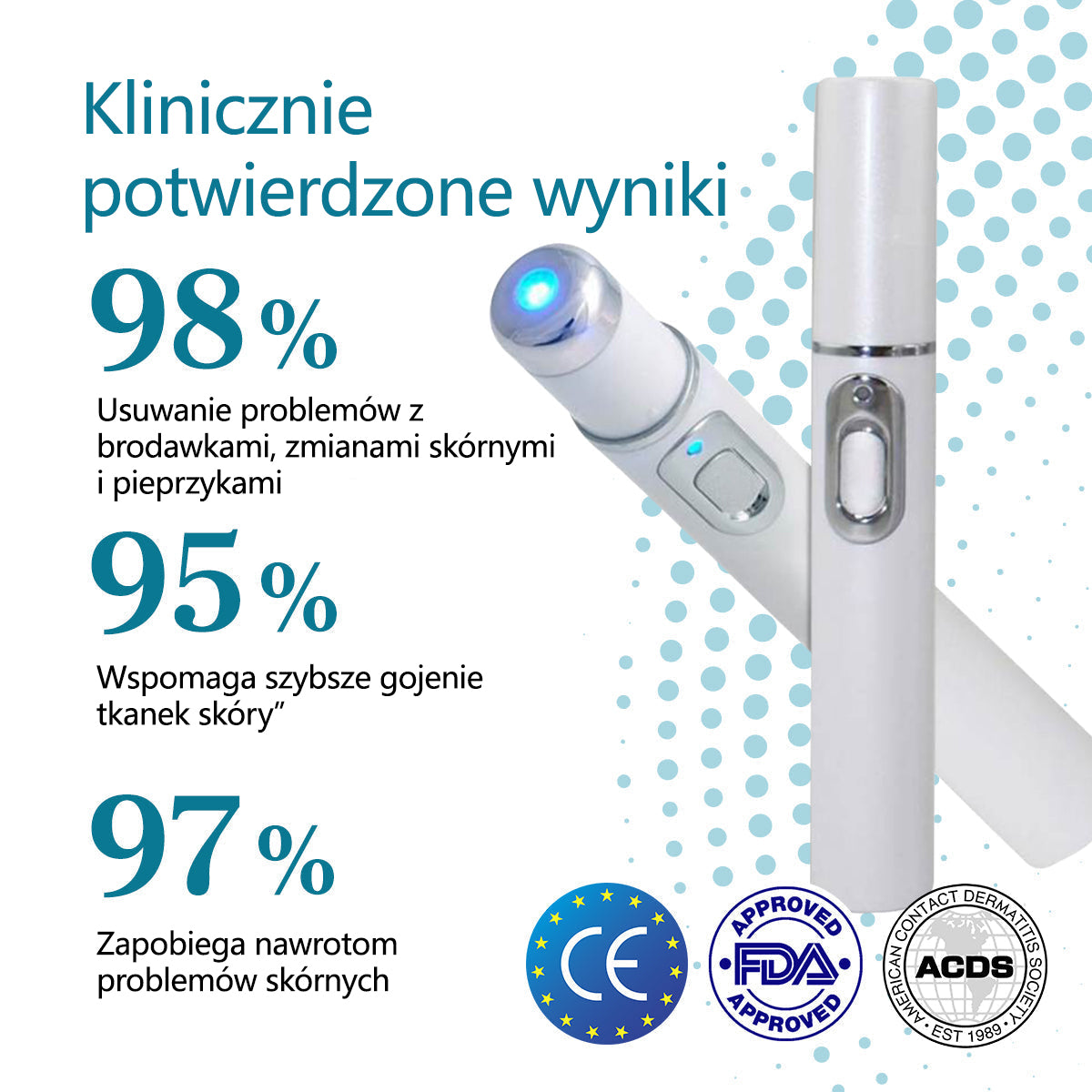 ✅Pióro laserowe do usuwania moli i brodawek Bikenda® LumeSkin