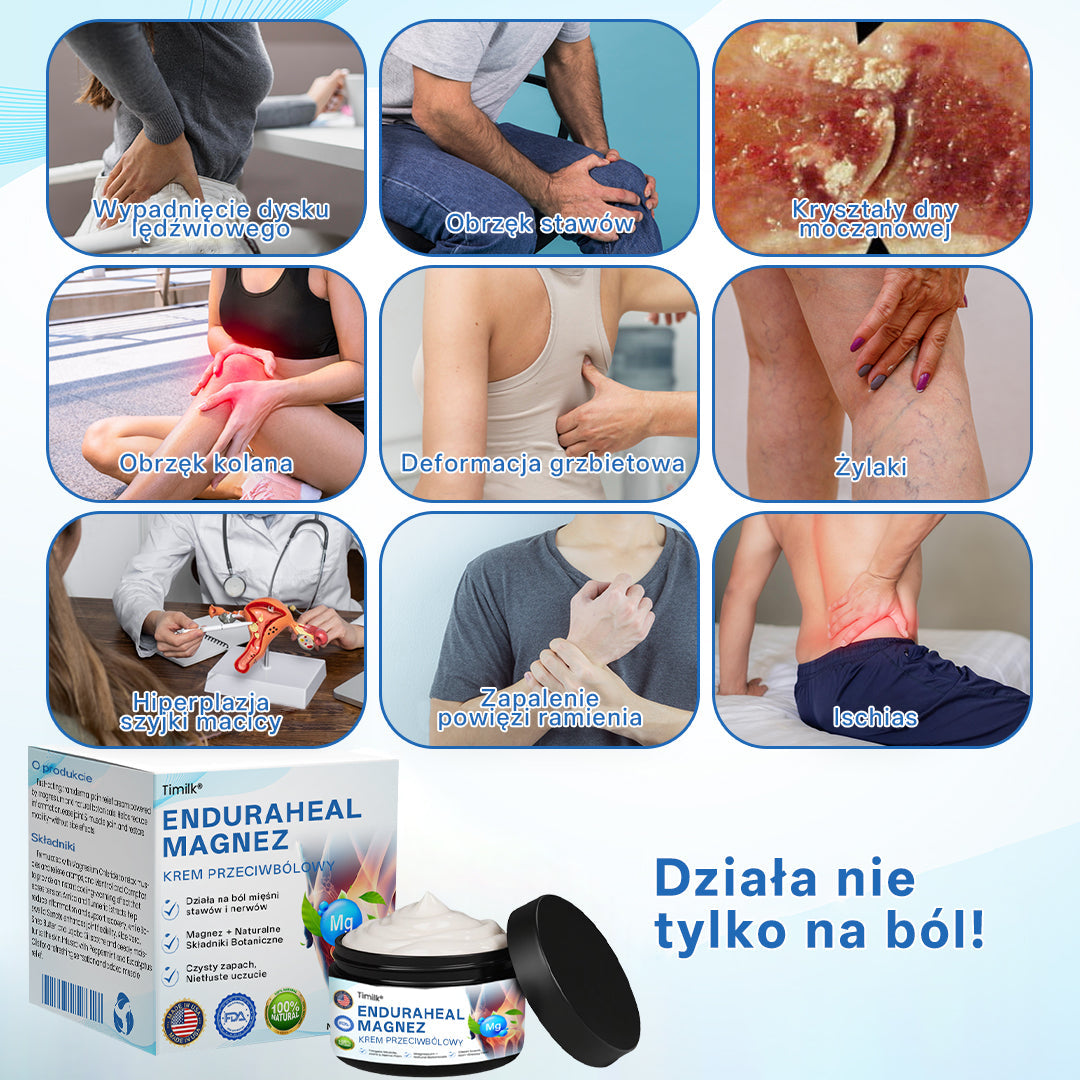 ✨✨✨ Timilk® – 🌿 Krem Magnezowy na Uśmierzanie Bólu 💪 (Artretyzm, Neuropatia, Reumatyzm, Urazy Sportowe i Więcej) ✨