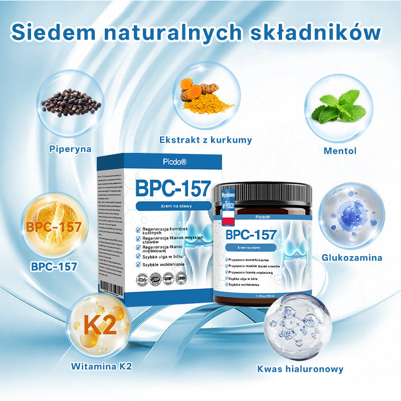 ⭐𝖯𝗂𝖼𝗱𝗈® BPC-157 Krem regenerujący stawy 🦴 Skutecznie łagodzi artretyzm, neuropatię, reumatyzm, kontuzje sportowe i wiele więcej 👍👍