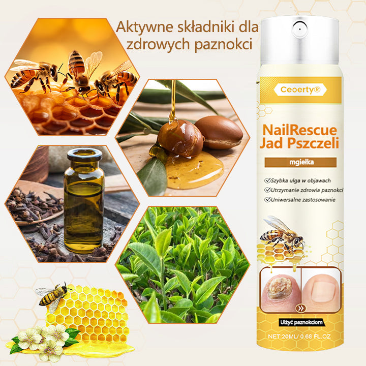 ✅【Oficjalny sklep flagowy】Ceoerty® spray z jadem pszczelim nailrescue
