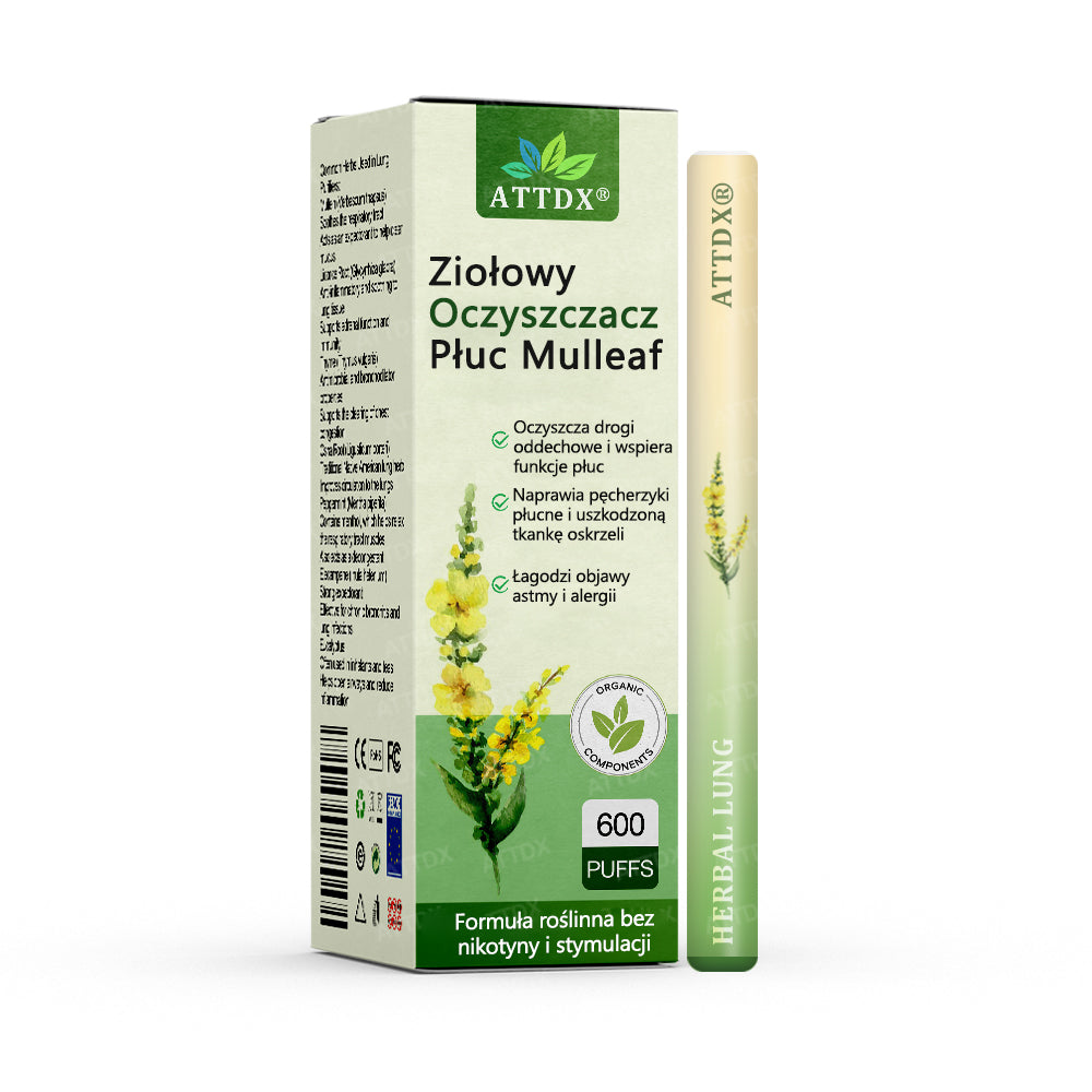 Ziołowy oczyszczacz płuc ATTDX® Mulleaf🌿🌿