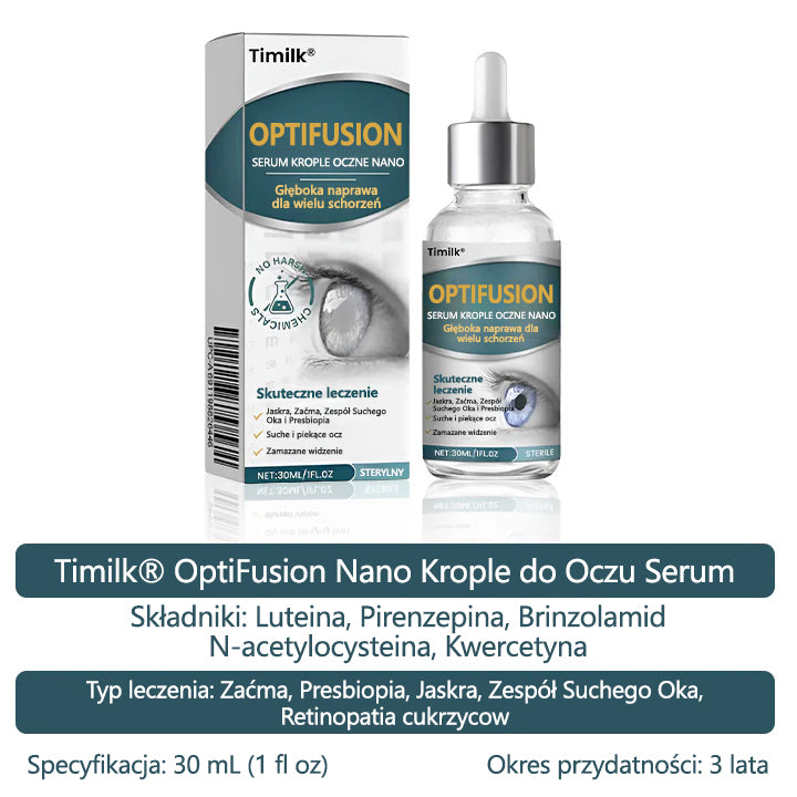 ✨Timilk® OptiFusion Nano Krople do oczu Serum