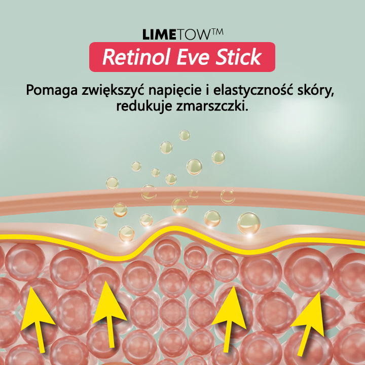 LIMETOW™ Retinol Eye Stick✅ redukuje drobne zmarszczki, opuchliznę i cienie pod oczami🌟