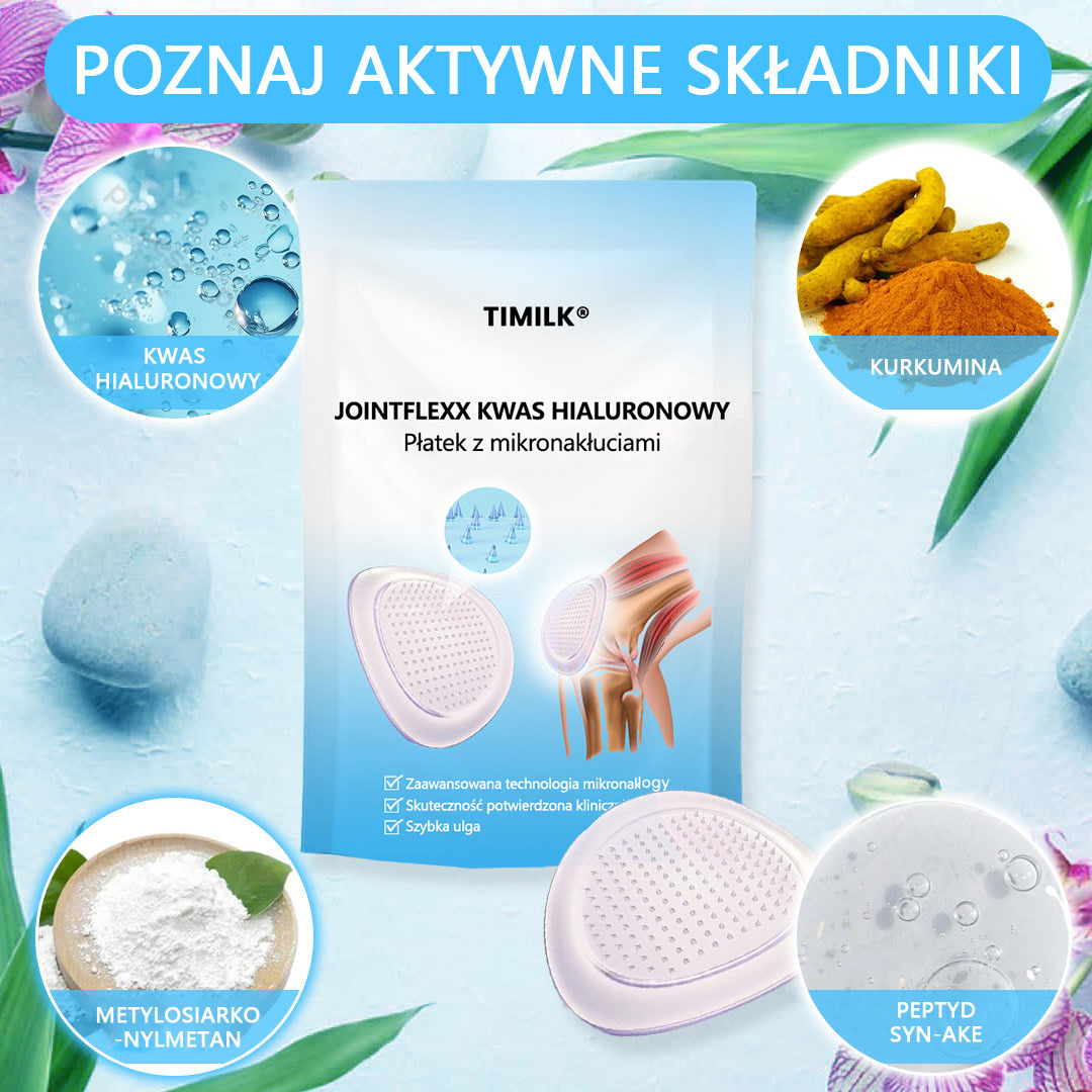 ✅Hialuronowy plaster mikroigłowy Timilk® Elastyczne stawy