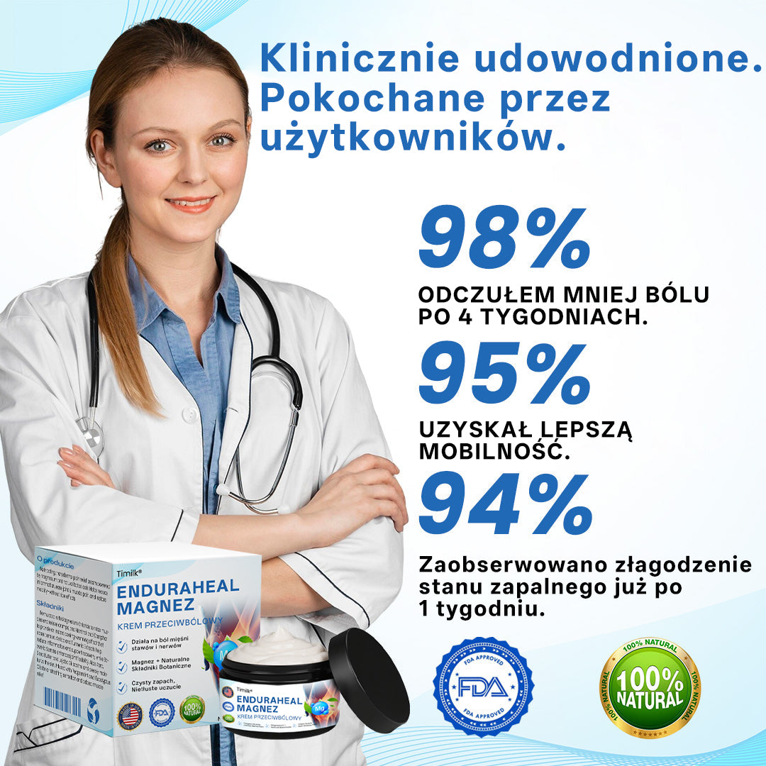 ✨✨✨ Timilk® – 🌿 Krem Magnezowy na Uśmierzanie Bólu 💪 (Artretyzm, Neuropatia, Reumatyzm, Urazy Sportowe i Więcej) ✨