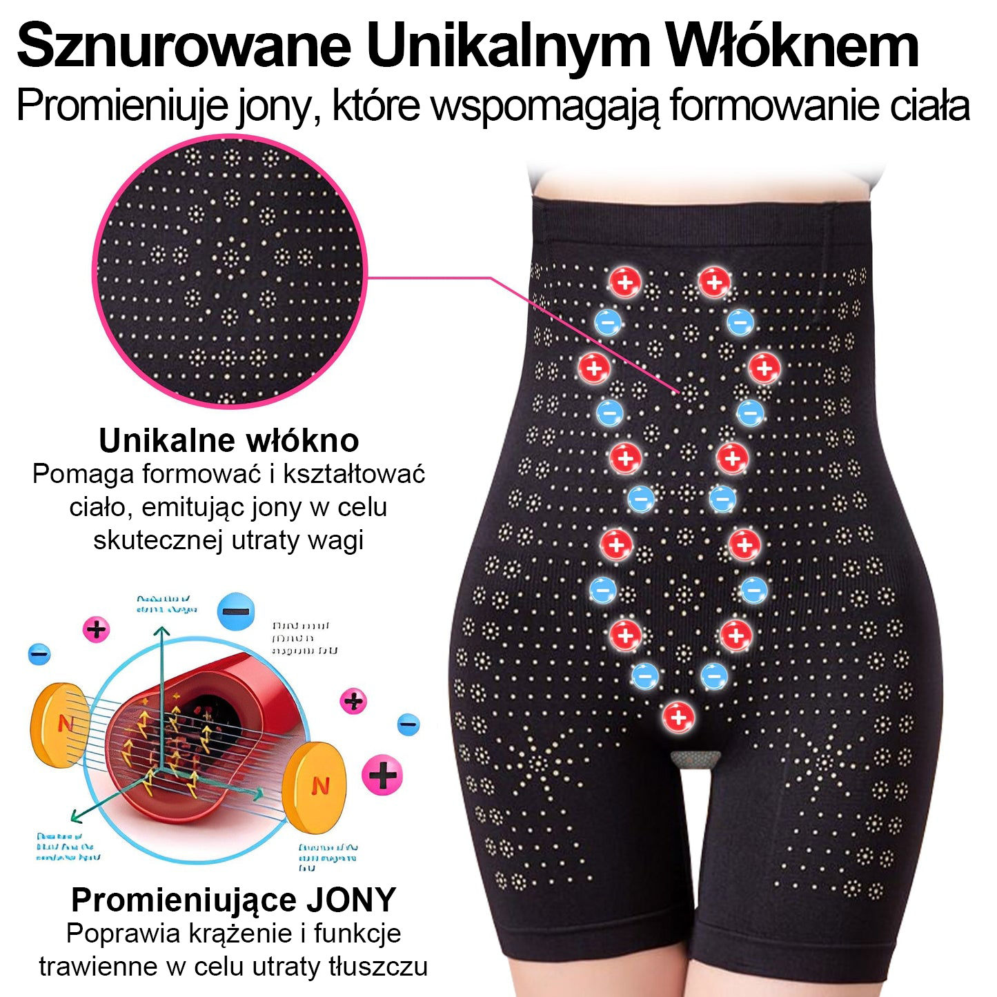 【✨Za pobraniem✨】2024 PEARLMOON™ Szorty kształtujące jony lodowego jedwabiu✨