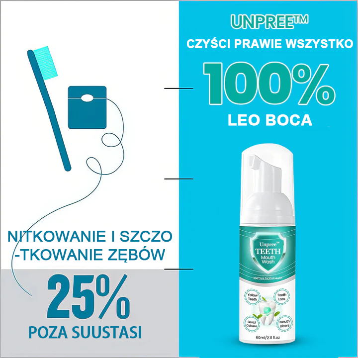 Medyczna piankowa pasta do zębów Unpree™ - Rozwiąż wszystkie problemy jamy ustnej (🔥Ostatni dzień dla płatności za pobraniem)🔥🔥