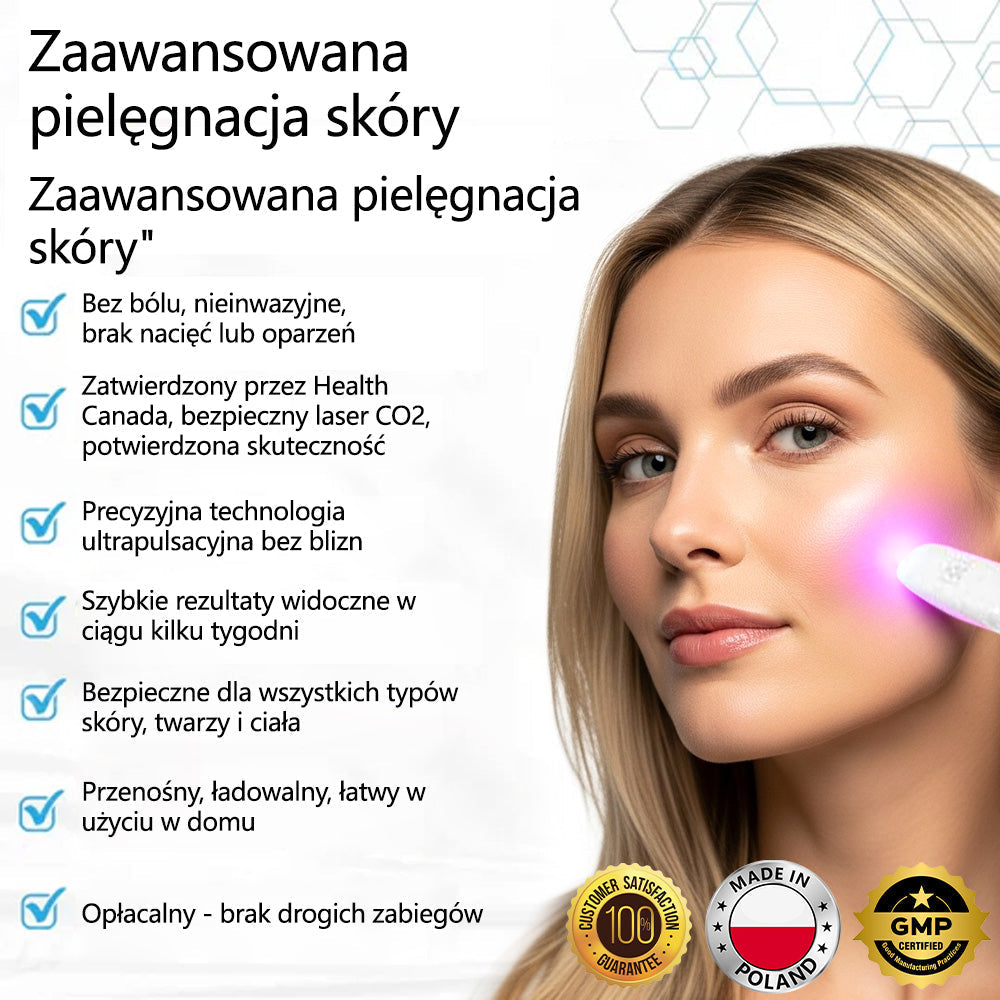 ✨✨✨ Bikenda® VelvetSkin+ – Laserowy Długopis CO₂ do Usuwania 🟤 Znamion, 🦠 Brodawek, 🔘 Przebarwień i Innych Niedoskonałości Skóry  🌿