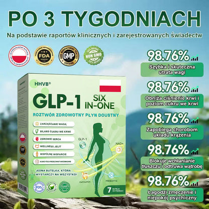 ⭐⭐⭐Zalecane przez Centrum Zdrowia w Polsce | Oficjalny sklep 👨‍⚕️HHVB® GLP-1 doustny roztwór na odchudzanie 💥 Otyłość, choroby układu krążenia, cukrzyca, bezdech senny, problemy ze stawami i inne