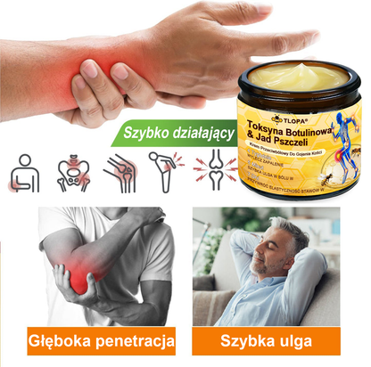 TLOPA® Toksyna botulinowa i jad pszczeli Balsam Łagodzący Ból i Leczenie Kości🐝🐝🌿 (Polecane dla seniorów przez ortopedów)🔥🔥