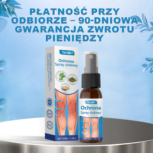 💧💧Timilk® VeinGuard Herbal Spray- Klinicznie udowodniono, że eliminuje żylaki w zaledwie 7 dni!