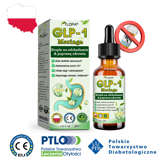 HHVB® GLP-1 Krople odchudzające wzmacniające zdrowie👨‍⚕️ (Spalacz tłuszczu klasy spożywczej - Opracowany przez Polskie Towarzystwo Walki z Otyłością)👨‍⚕️