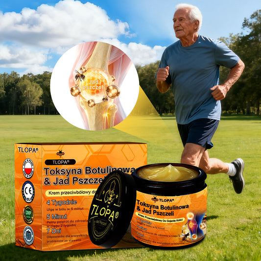 🌿🌿TLOPA® Toksyna botulinowa i jad pszczeli Balsam Łagodzący Ból i Leczenie Kości🐝 (Polecane dla seniorów przez ortopedów)🔥