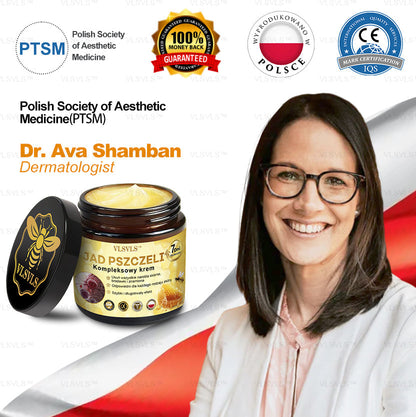 VLSVLS™ Krem Komprehensywny z Jadami Pszczół 🇵🇱 Rekomendowany przez Dermatologów