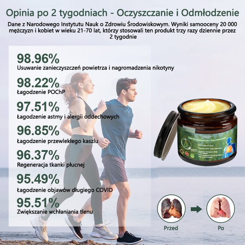 [Noworoczna oferta specjalna] Lercea™ Krem regenerujący płuca z dziewanny💥 💥- zatwierdzony przez British Thoracic Society w celu wspierania zdrowia płuc👑👑