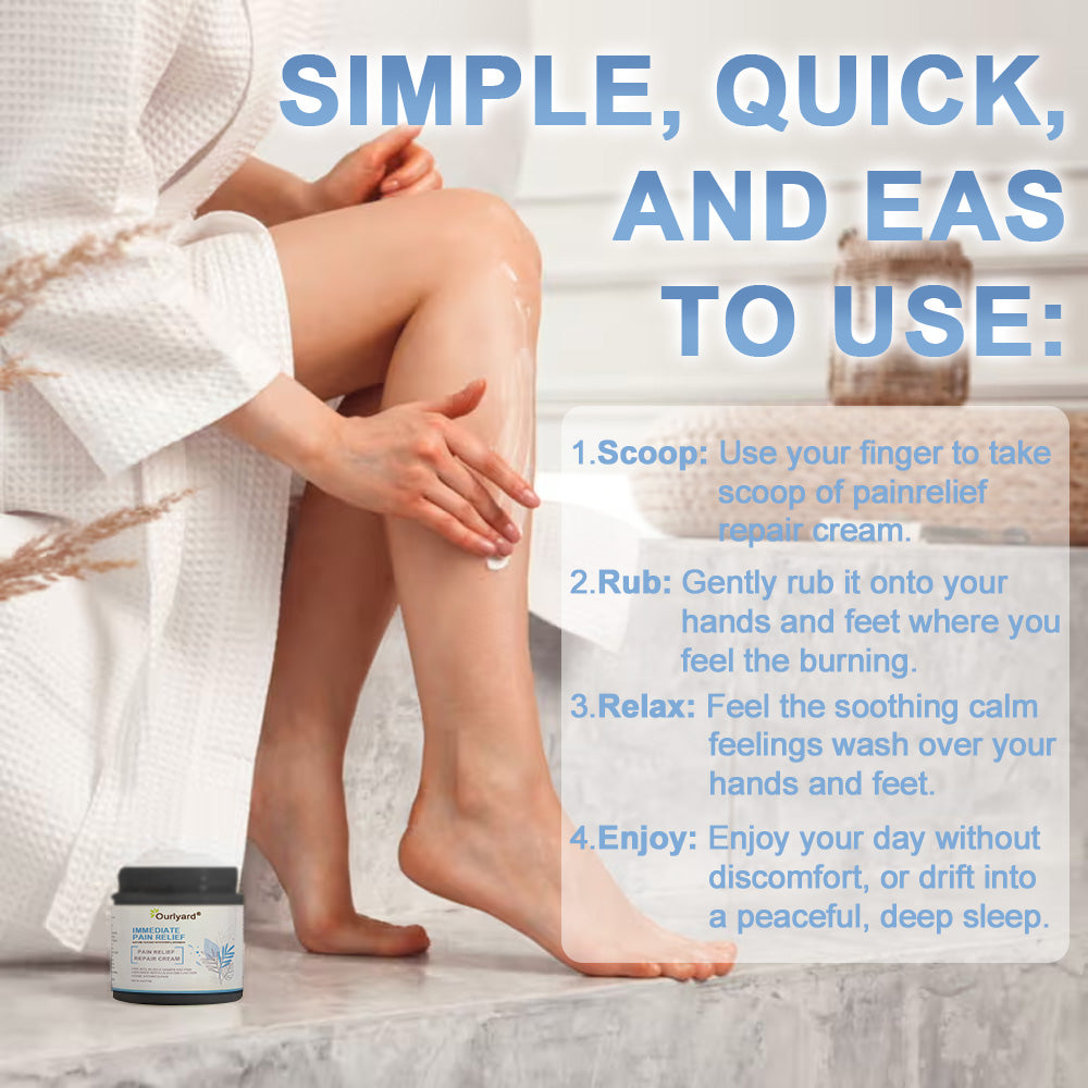✅ HSE Approved: Ourlyard® Magnesium Pain Healing Bone Cream (Treatment for arthritis, neuropathyy, rheumatic diseases, muscle spasms, twitches and sports injuries)