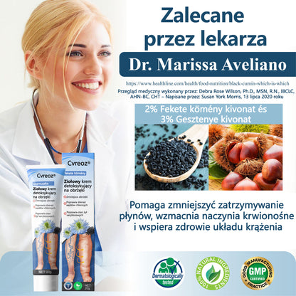 💧💧💧ATTDX® Krem ziołowy łagodzący obrzęki z czarnuszką