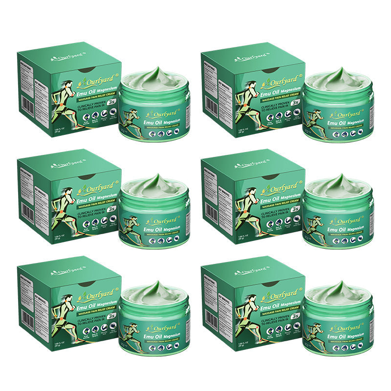 👨‍⚕️✅Ourlyard® Advanced Magnesium & Emu Oil Massage Pain Relief Cream (🏅The Ultimate Solution for Muscle Aches, Arthritis, Joint Pain, Nerve Pain, Inflammation, and Stiffness) – Made in the USA