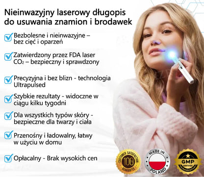 Bikenda® NOWOŚĆ Nieinwazyjny laser do usuwania pieprzyków i brodawek🔥🔥🔥