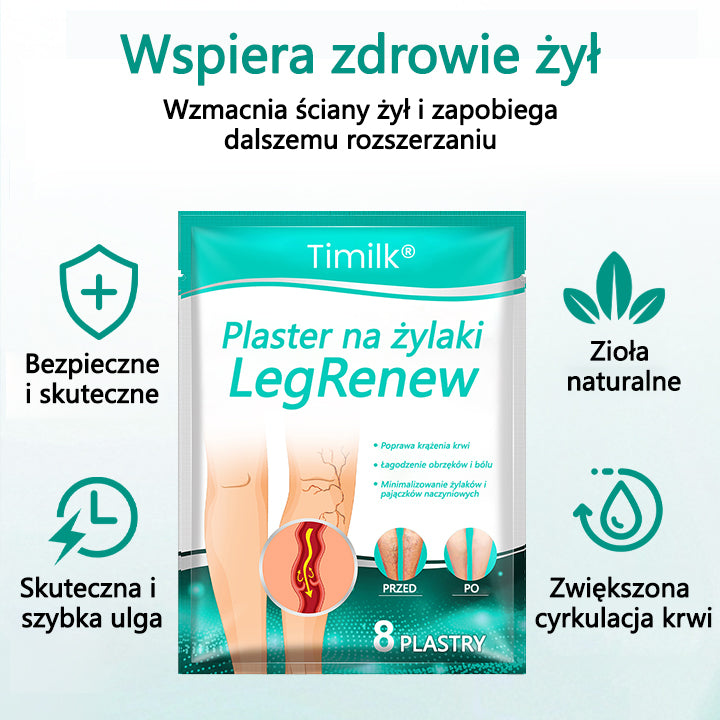 ✅✅✅✅Timilk® LegRenew Plaster na żylaki