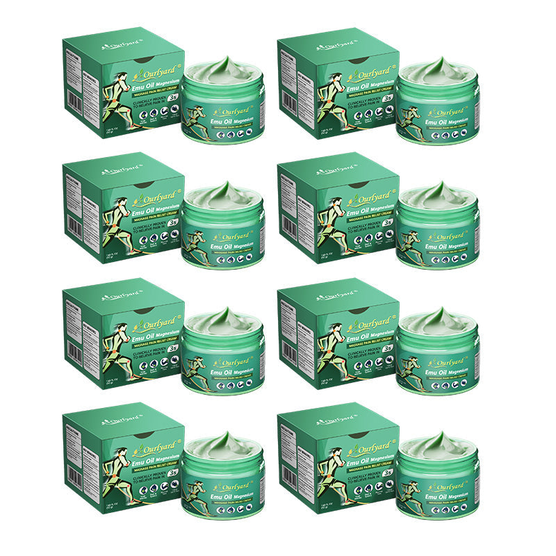 👨‍⚕️✅Ourlyard® Advanced Magnesium & Emu Oil Massage Pain Relief Cream (🏅The Ultimate Solution for Muscle Aches, Arthritis, Joint Pain, Nerve Pain, Inflammation, and Stiffness) – Made in the USA