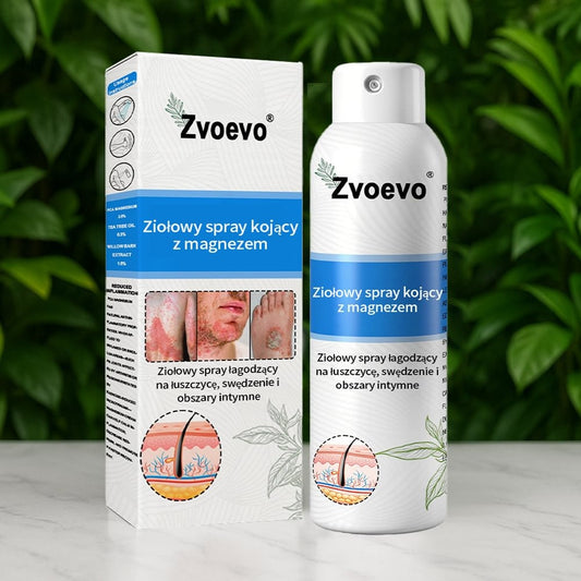 Oficjalny sklep✅: Zvoevo®Magnezowy spray ziołowy na łuszczycę⚕️Certyfikowany przez URPL (ulga w łuszczycy i egzemie, poprawa stanu bakteryjnych infekcji narządów płciowych oraz leczenie trądziku i przebarwień)✨